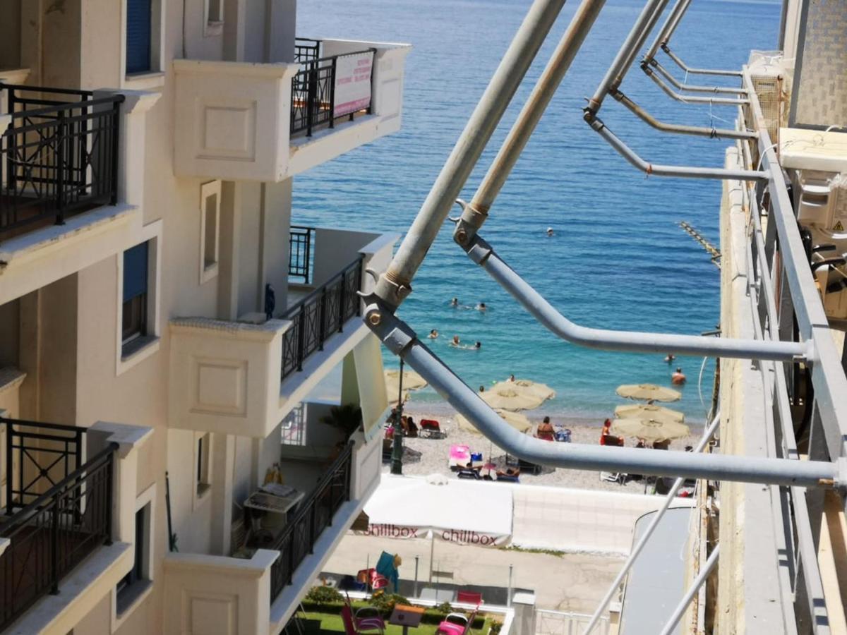 Comfortable Beachfront Apartment Loutraki  Ngoại thất bức ảnh